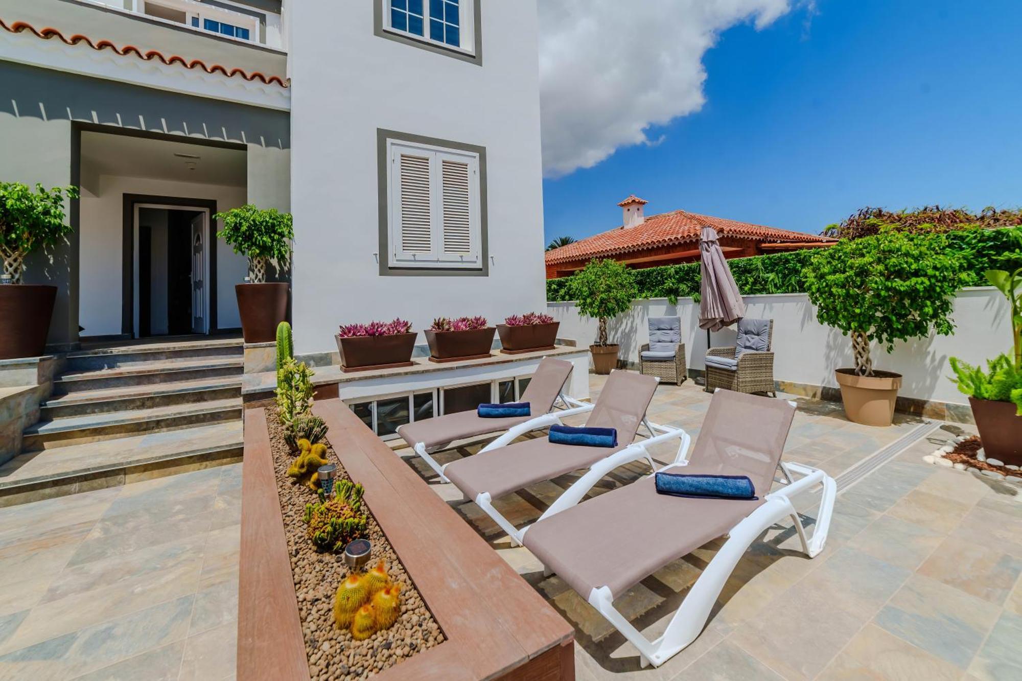 Villa De Marcos Alojamiento De Lujo Con Piscina Privada Арона Екстер'єр фото